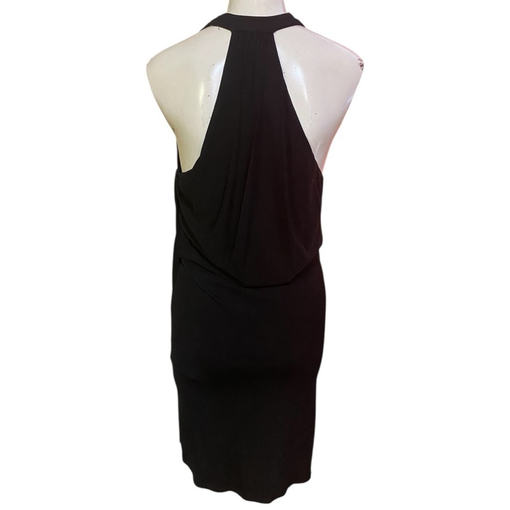 Haute Hippie Black Halter Sheath Dress Style 12-3389 - Picture 6 of 7